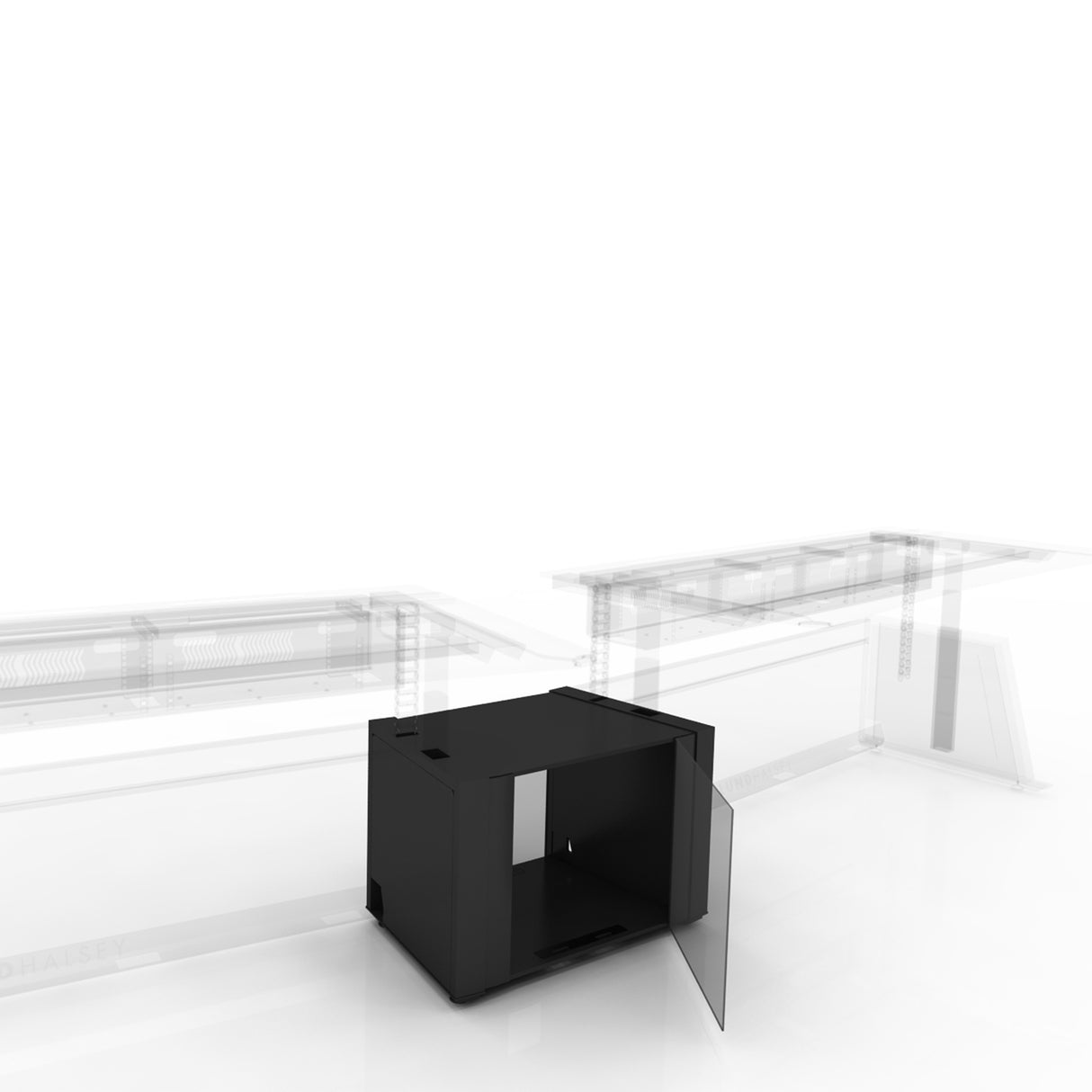 Middle Atlantic Visionline Wide Bridging Cabinet, 15o Wedge