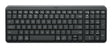 Logitech K250 Compact Bluetooth keyboard Universal RF Wireless + Bluetooth QWERTY US English Graphite