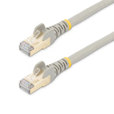 StarTech.com 20ft CAT6a Ethernet Cable - 10 Gigabit Shielded Snagless RJ45 100W PoE Patch Cord - 10GbE STP Network Cable w/Strain Relief - Gray Individually Tested/Wiring is UL Certified/TIA