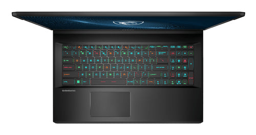 MSI Gaming GP76 12UGS-203CA Vector Intel® Core™ i7 i7-12700H Laptop 43.9 cm (17.3") Full HD 16 GB DDR4-SDRAM 1 TB SSD NVIDIA GeForce RTX 3070 Ti Wi-Fi 6E (802.11ax) Windows 11 Home Black