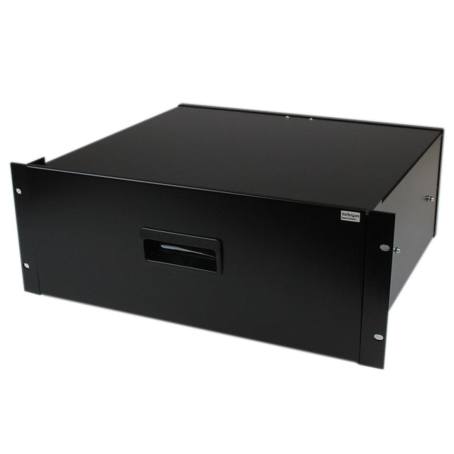 StarTech.com 4U Rack Mount Drawer - 55 lb (25 kg) - 4U Steel Storage Rack Drawer for 19" AV / Sever / Network Equipment Rack or Cabinet