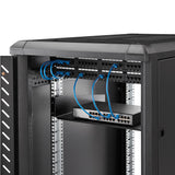 StarTech.com 2U Server Rack Shelf - Universal Rack Mount Cantilever Shelf for 19" Network Equipment Rack & Cabinet - Heavy Duty Steel - Weight Capacity 44lb/20kg - 16" Deep Tray