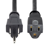 StarTech.com 3ft (1m) Power Extension Cord, NEMA 5-15R to NEMA 5-15P Black Extension Cord, 13A 125V, 16AWG, Outlet Extension Power Cable, NEMA 5-15R to NEMA 5-15P AC Computer Power Cord - UL Listed