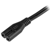 StarTech.com 6ft (2m) Laptop Power Cord, NEMA 1-15P to C7, 7A 125V, 18AWG, Laptop Replacement Cord, Printer Power Cable, Laptop Charger Cord, Laptop Power Brick Cord - UL Listed