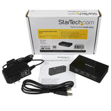 StarTech.com 4 Port Compact Black USB 2.0 Hub - TAA