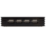 StarTech.com 7 Port Compact Black USB 2.0 Hub - TAA