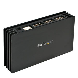 StarTech.com 7 Port Compact Black USB 2.0 Hub - TAA