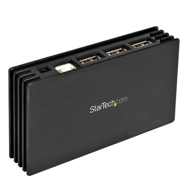 StarTech.com 7 Port Compact Black USB 2.0 Hub - TAA