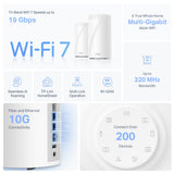 TP-Link BE19000 Whole Home Mesh Wi-Fi 7 Unit(Tri-Band)