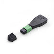 StarTech.com MPO Loopback Plug, Single Mode 9/125 MPO-8 Male Fiber Loopback Adapter, MPO/MTP-APC Connector Loopback Test Plug, MPO Male Loopback Tester