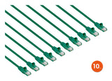 Intellinet 744348 networking cable Green 0.15 m Cat6 U/UTP (UTP)