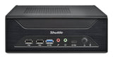 Shuttle XPC slim Barebone XH810 - S1851, Intel H810, 1xDP, 2xHDMI, 3x COM (RS232) , 2x Intel LAN,2x2.5", 8x USB, 3x M.2, 24/7 permanent operation
