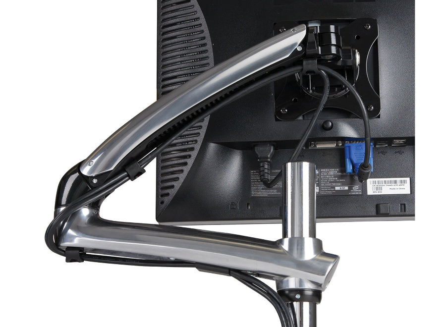 Peerless LCT620AD-G monitor mount / stand 73.7 cm (29") Desk Black, Silver