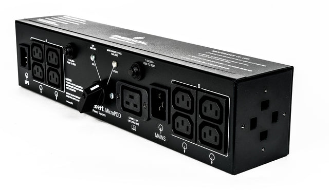 Vertiv 2U MicroPod External maintenance Bypass power distribution unit (PDU) 19 AC outlet(s) Black