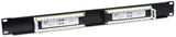 Intellinet Patch Panel, Cat6, UTP, 16-Port, 1U, Black