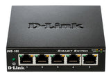 D-Link DGS-105 network switch Unmanaged L2 Gigabit Ethernet (10/100/1000) Desktop Black