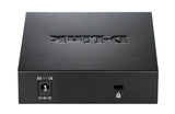 D-Link DGS-105 network switch Unmanaged L2 Gigabit Ethernet (10/100/1000) Desktop Black