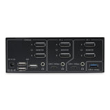StarTech.com 2-Port Dual-Monitor DisplayPort KVM Switch, 8K 60Hz / 4K 144Hz, DP 1.4, 2x USB 10Gbps Ports, 4x USB HID Ports, Hotkey Switching, TAA Compliant
