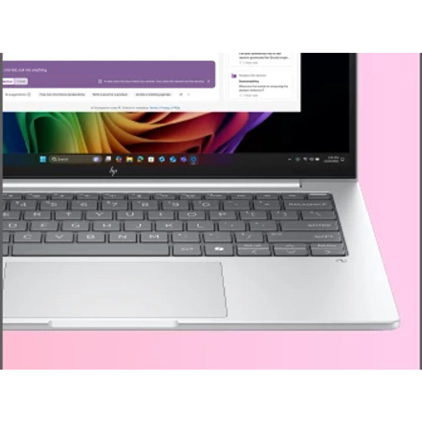 HP EliteBook 8 G1i Next Gen AI PC Copilot+ PC Intel Core Ultra 5 238V Laptop 35.6 cm (14") Touchscreen WUXGA 32 GB LPDDR5x-SDRAM 512 GB SSD Wi-Fi 7 (802.11be) Windows 11 Pro Silver