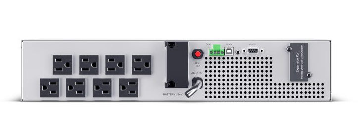 CyberPower Online S Series OL3KRM uninterruptible power supply (UPS) Double-conversion (Online) 1.5 kVA 2400 W 7 AC outlet(s)