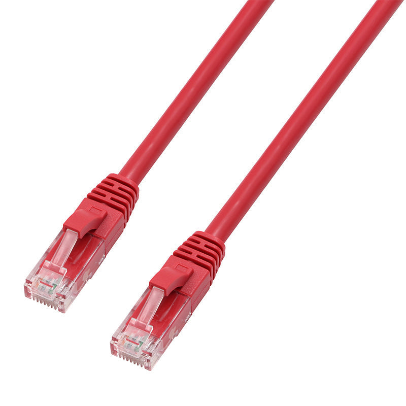 Primewired Patch cord V2, Cat6 UTP, Fluke Tested, 24AWG, Red   5 ft.
