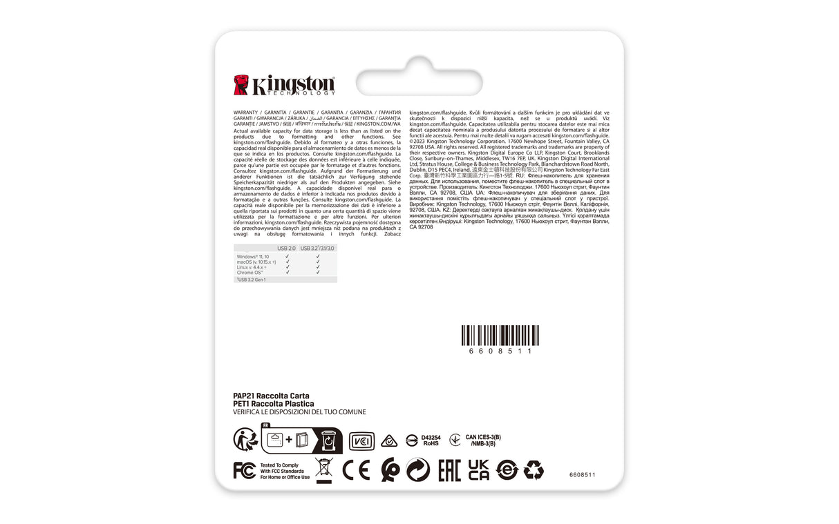 Kingston Technology DataTraveler 256GB 220MB/s Metal USB 3.2 Gen 1 SE9 G3