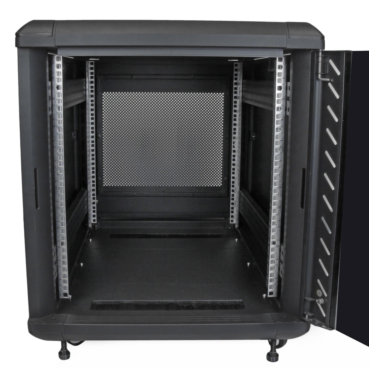 StarTech.com 12U Enterprise-Grade Flat Pack Server Rack Cabinet, 19in Enclosed 4-Post Rack with 29in (75cm) Mounting Depth and 1764lb (800kg) Weight Capacity