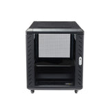 StarTech.com 12U Enterprise-Grade Flat Pack Server Rack Cabinet, 19in Enclosed 4-Post Rack with 29in (75cm) Mounting Depth and 1764lb (800kg) Weight Capacity