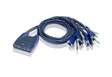 ATEN 4-Port, USB KVM switch Blue