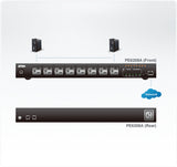 ATEN 1U 16A 8 Outlet Switched Bank Metered PDU + Free Eco PDU Manager Software