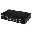 StarTech.com 4 Port DVI USB KVM Switch with Audio and USB 2.0 Hub - TAA