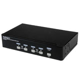 StarTech.com 4 Port DVI USB KVM Switch with Audio and USB 2.0 Hub - TAA