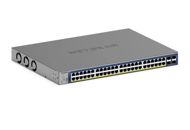 NETGEAR GS752TXPv3 Managed L2/L3/L4 10G Ethernet (100/1000/10000) Power over Ethernet (PoE) 1U Black