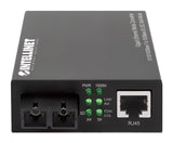 Intellinet Gigabit Ethernet Media Converter 10/100/1000Base-T to 1000Base-SX (SC) Multi-Mode, 550 m (1,800 ft.), Autonegotiation