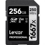 LEXAR # 256GB Professional SDHC / SDXC 1667x UHS-II