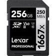 LEXAR # 256GB Professional SDHC / SDXC 1667x UHS-II