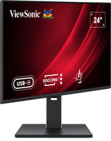 Viewsonic VG2458 computer monitor 61 cm (24") 1920 x 1080 pixels Full HD LED Black