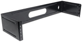 Intellinet 19" Hinged Wall Bracket, 2U, Black