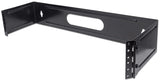 Intellinet 19" Hinged Wall Bracket, 2U, Black
