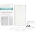 Sleek Socket 1-Gang Wall Plate for Coaxial Only w/F-to-F 90 Degree Connector & Adhesvie Cable Mgnt