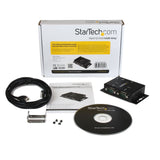 StarTech.com 2 Port Industrial Wall Mountable USB to Serial Adapter Hub with DIN Rail Clips - TAA