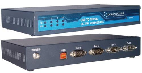 Brainboxes US-346 serial server RS-422/485