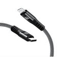 LAX 6FT USB-C to Lightning Cables MFi C94 Connectors - Black