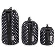 ACCESSORY POWER USA Gear FlexARMOR Protective Lens Pouch Case Set - Small Medium and Large Polka Dot