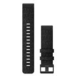Garmin QuickFit 22 Watch Bands Heathered Black Nylon