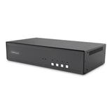 StarTech.com Secure 4-Port Dual-Monitor KVM Switch, DisplayPort, 4K 60Hz, NIAP 4.0 Desktop KVM, CAC, Metal Housing, Made in the USA