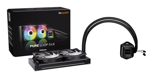be quiet! Pure Loop 3 LX 240mm Processor All-in-one liquid cooler 12 cm Black 1 pc(s)