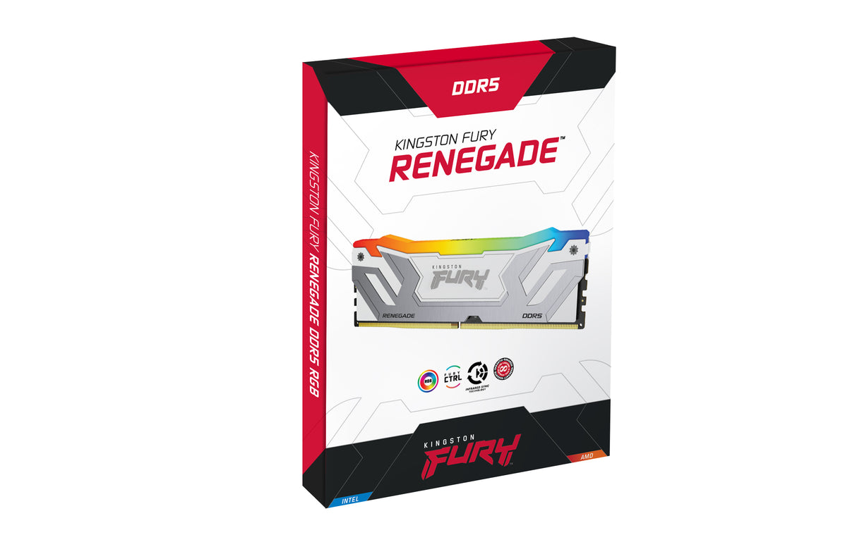 Kingston Technology FURY 24GB 8800MT/s DDR5 CL42 CUDIMM Renegade RGB White