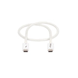 StarTech.com 1.6ft (50cm) Thunderbolt 3 Cable, 40Gbps, 100W PD, 4K/5K, Thunderbolt Certified, Compatible with Thunderbolt 4/USB 3.2/DisplayPort