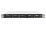 QNAP TS-h1090FU NAS Rack (1U) EPYC 7232P 64 GB DDR4 0 TB QuTS hero Black, Grey
